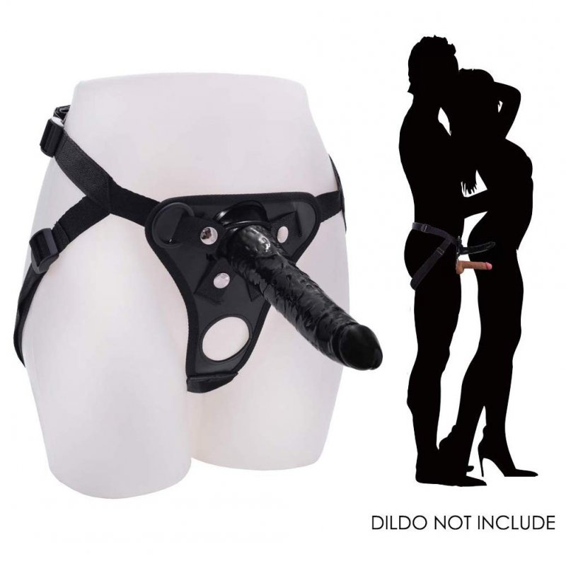 Wholesale Sexy Underwear Adjustable Strap-On Dildo Harness Double Hole  Pegging Harness Leather Soft Ring Belt for Male black From China