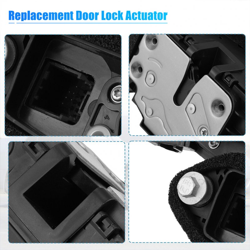 Rear Left Door Lock Actuator 13597802 Door Latch Lock Actuator Replacement Compatible for 1500 2015-2018 