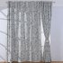 Shading Window Curtain with Branch Pattern for Bedroom Balcony Decoration As shown 1   2 5 meters high