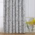 Shading Window Curtain with Branch Pattern for Bedroom Balcony Decoration As shown 1   2 5 meters high
