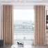 Shading Window Curtain with Bird Tree Pattern for Home Bedroom Balcony Decor Beige 1 5   2 7m high punch