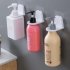Shampoo Holder Hook  Adhesive Wall Mounted for Bottles with Pump Dispenser for Shower Kitchen Bathroom