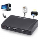 Share all your USB devices with others by using this new 4 Port USB Server   This network switch allows any user on the network to access shared USB devices 