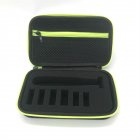Shaver Organizer Waterproof Dust-proof Shaver Bag Organizer Compatible For Philips Oneblade Philips Qp2520/90/70 black