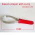 Shedding Blade Horse Brush Scraper  Stainless Steel Blade For Dog Grooming  Dual Sided Dog Shedding Blade Tool  Versatile Grooming Essential as picture show