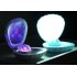 Shell Shape Projection Lamp Household Colorful Ambient Lighting USB Charge Night Light blue