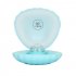 Shell Shape Projection Lamp Household Colorful Ambient Lighting USB Charge Night Light blue