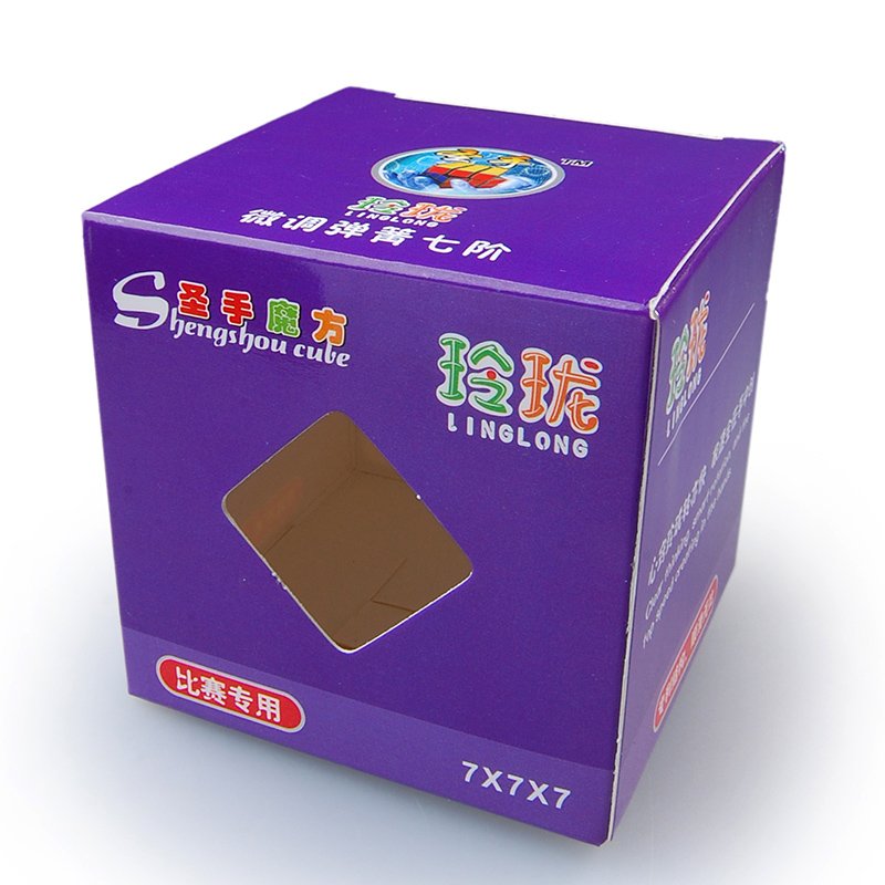 US Shengshou 7x7 Linglong 69mm,mini 7x7x7 White Speed Cube Puzzle