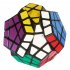 Shengshou Megaminx Brain Teaser Magic Cube Speed Twisty Puzzle Toy Black