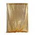 Shimmer Sequin Restaurant Curtain Wedding Photobooth Backdrop Party Photography Background Gold 120   180cm