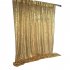 Shimmer Sequin Restaurant Curtain Wedding Photobooth Backdrop Party Photography Background Gold 120   180cm