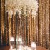 Shimmer Sequin Restaurant Curtain Wedding Photobooth Backdrop Party Photography Background Silver 120   180cm
