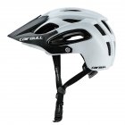 Shock proof Bicycle Helmet Integrated Molding Breathable Cycling Helmet for Man Woman white L  58 62CM 