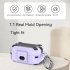 Shockproof Headphone Case Non slip Sleeve Frame Compatible For Sennheiser Momentum True Wireless 3 Earbuds Purple