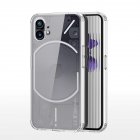 Shockproof Mobile Phone Case Transparent Cover Protective Shell Compatible For Nothing Phone 1 transparent