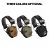 Shooting Ear Protective Safety Earmuffs Noise Reduction Electronic Earmuffs Hearing Protector compatible For Huning Nrr23db black