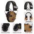 Shooting Ear Protective Safety Earmuffs Noise Reduction Electronic Earmuffs Hearing Protector compatible For Huning Nrr23db green