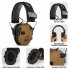 Shooting Ear Protective Safety Earmuffs Noise Reduction Electronic Earmuffs Hearing Protector compatible For Huning Nrr23db Black   Storage Box