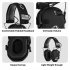 Shooting Ear Protective Safety Earmuffs Noise Reduction Electronic Earmuffs Hearing Protector compatible For Huning Nrr23db Yellow   Storage Box