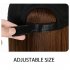 Short Synthetic Bob Baseball Cap Hair  Wigs Straight wave  One piece Bob Hair Wigs  With Black Baseball Cap  Adjustable For Women peaked cap   dark brown