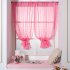 Short Tulle Curtains for Living Room Window Decorative Drapes white 1 meter wide x 1 4 meters high