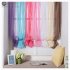 Short Tulle Curtains for Living Room Window Decorative Drapes white 1 meter wide x 1 4 meters high