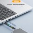 Short USB C To USB C Cable USB 4 0 40Gbps Data Cable Flat FPC Design Supporting 8K Display 240W Fast Charge Cable For Laptop Phone 13cm black