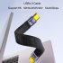 Short USB C To USB C Cable USB 4 0 40Gbps Data Cable Flat FPC Design Supporting 8K Display 240W Fast Charge Cable For Laptop Phone 13cm black