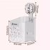 Shower Caddy  Suction Cup Clear Bathroom Shower Organizer Light Luxury Style Glacier Pattern Shower Dispenser Soap Organizer No Drilling Adhesive Bathroom Storag