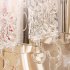 Shower Caddy  Suction Cup Clear Bathroom Shower Organizer Light Luxury Style Glacier Pattern Shower Dispenser Soap Organizer No Drilling Adhesive Bathroom Storag