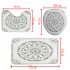 Shower  Curtain 180 180cm With Non slip  Rug Toilet  Lid  Cover Bath  Mat For Bathroom yul 2158 pattern