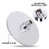 Shower Head High Pressure Chrome Plated Finish Adjustable Angles Anti Clogging Rubber Nozzles Fixed Showerhead 8 Inch silver