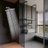 Shower Head High Pressure Chrome Plated Finish Adjustable Angles Anti Clogging Rubber Nozzles Fixed Showerhead 8 Inch silver