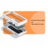 Shower Phone Holder Waterproof 180   Rotation Wall Phone Mount Anti Fog Touch Screen Bathroom Phone Case Blue rotating model