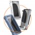 Shower Phone Holder Waterproof 180   Rotation Wall Phone Mount Anti Fog Touch Screen Bathroom Phone Case Blue rotating model