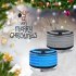 Shower Speaker Waterpoof IPX7 Portable Wireless Bluetooth Speakers with Radio Suction Cup LED Mood Lights dark grey