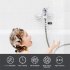 Shower Water Thermometer 0 100       0 5    C High precision Temperature Sensor Baby Bath Water Thermometer Electroplated silver second generation  Fahrenheit tempe