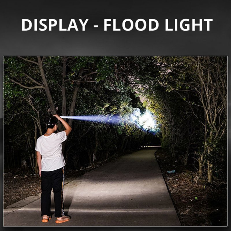 Sensor Led Headlamp Zoomable Usb Charging Fishing Lamp Head-mounted Flashlight Torch 