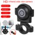 Side Mirror Arm Bracket Side View Camera Ir Night Vision For Truck Rv Bus Ccd Hd Sensor 150 Degree Angle Lens Reversing Recorder black