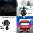 Side Mirror Arm Bracket Side View Camera Ir Night Vision For Truck Rv Bus Ccd Hd Sensor 150 Degree Angle Lens Reversing Recorder black
