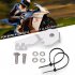 Side Stand Sidestand Switch Protector Guard Cover Cap for BMW R1200GS LC Adv 14 17 Motorcycle Silver