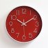Silent Sweep  Movement Wall Clock Fashion Living Room Wall Clock 12 Inch  30cm Plating black rose gold