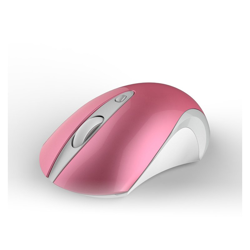 Silent Wireless Mouse Glossy Pink