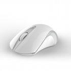 Silent Wireless Mouse 2 4G Ergonomic 1600DPI Optical Computer Mouse with USB Receiver for PC Laptop Glossy white 