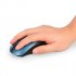 Silent Wireless Mouse 2 4G Ergonomic 1600DPI Optical Computer Mouse with USB Receiver for PC Laptop Blue