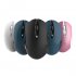 Silent Wireless Mouse 2 4G Ergonomic 1600DPI Optical Computer Mouse with USB Receiver for PC Laptop Rubber black 