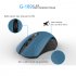 Silent Wireless Mouse 2 4G Ergonomic 1600DPI Optical Computer Mouse with USB Receiver for PC Laptop Rubber black 