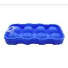 Silicone 8 ball Ice Freeze Mold Ice Ball Tray Frozen Ice Sphere Mold Cube Royal blue