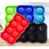 Silicone 8 ball Ice Freeze Mold Ice Ball Tray Frozen Ice Sphere Mold Cube Black