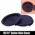 Silicone Acoustic Guitar Soundhole Cover Weak Sound Buffer Plug Guitar Accessory black Large 40 41 inch guitar